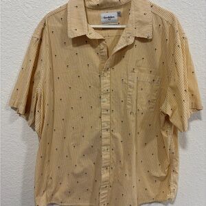 Goodfellow & Co Men's Yellow Striped Shirt